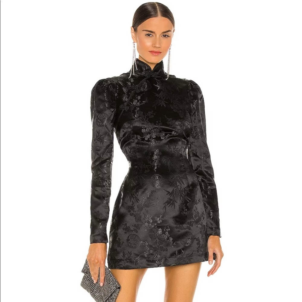 Sau Lee long sleeve mini dress